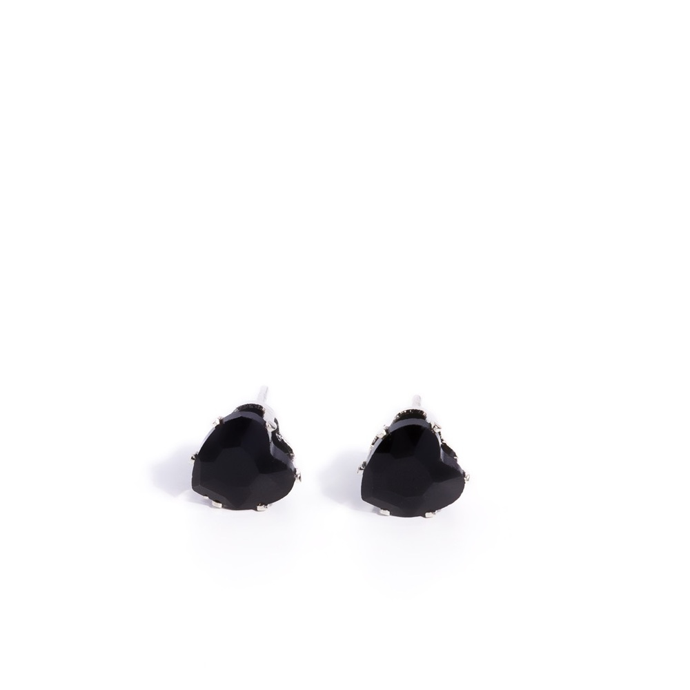 Elegant Black Stud Earrings